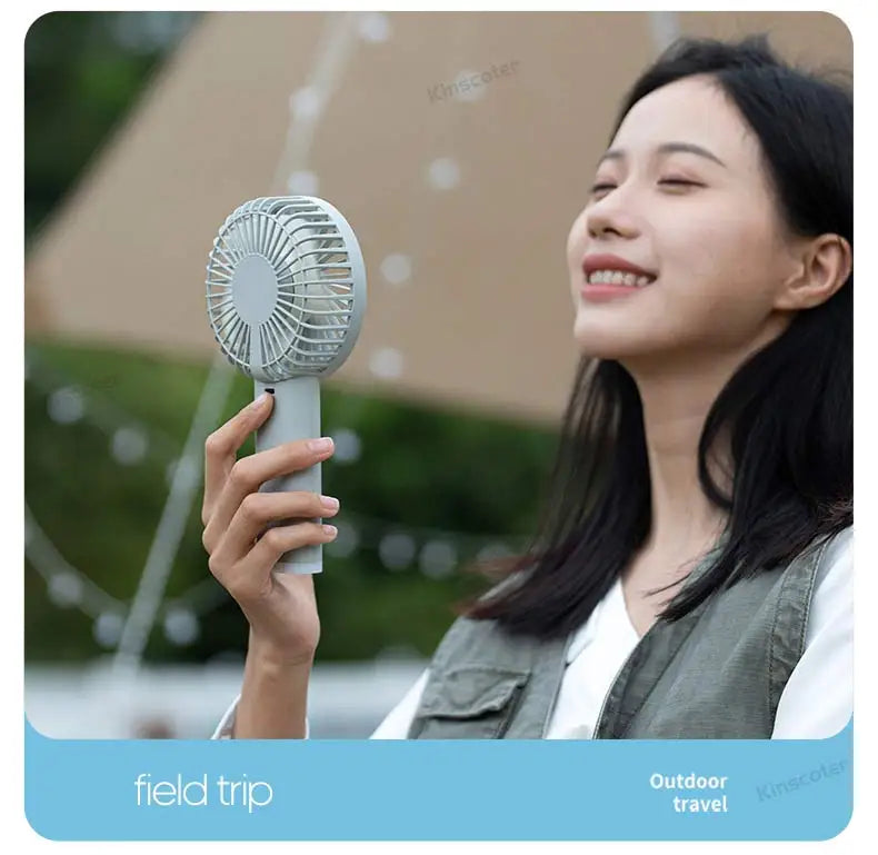 Portable Mini USB Hand Fan ā Personal Rechargeable Cooling Fan for Travel & Desk
