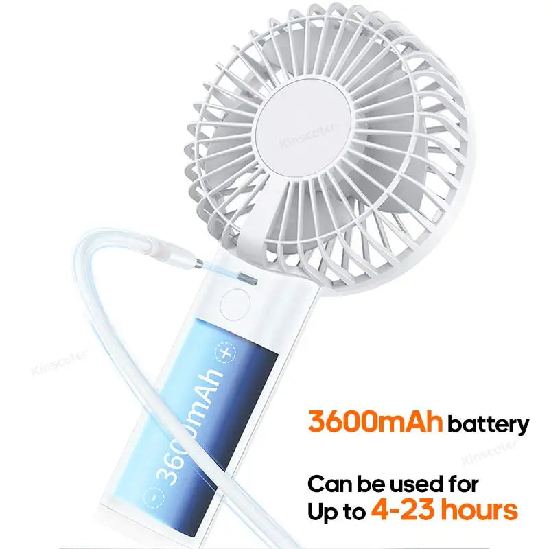 Portable Mini USB Hand Fan ā Personal Rechargeable Cooling Fan for Travel & Desk