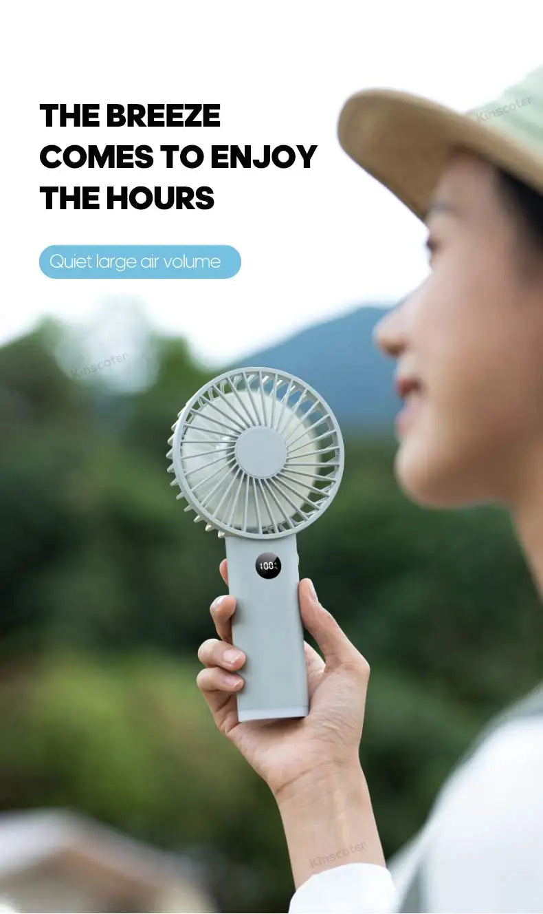 Portable Mini USB Hand Fan ā Personal Rechargeable Cooling Fan for Travel & Desk