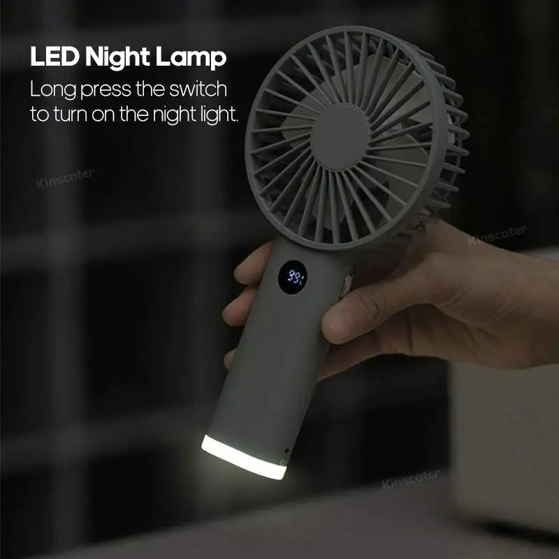 Portable Mini USB Hand Fan ā Personal Rechargeable Cooling Fan for Travel & Desk
