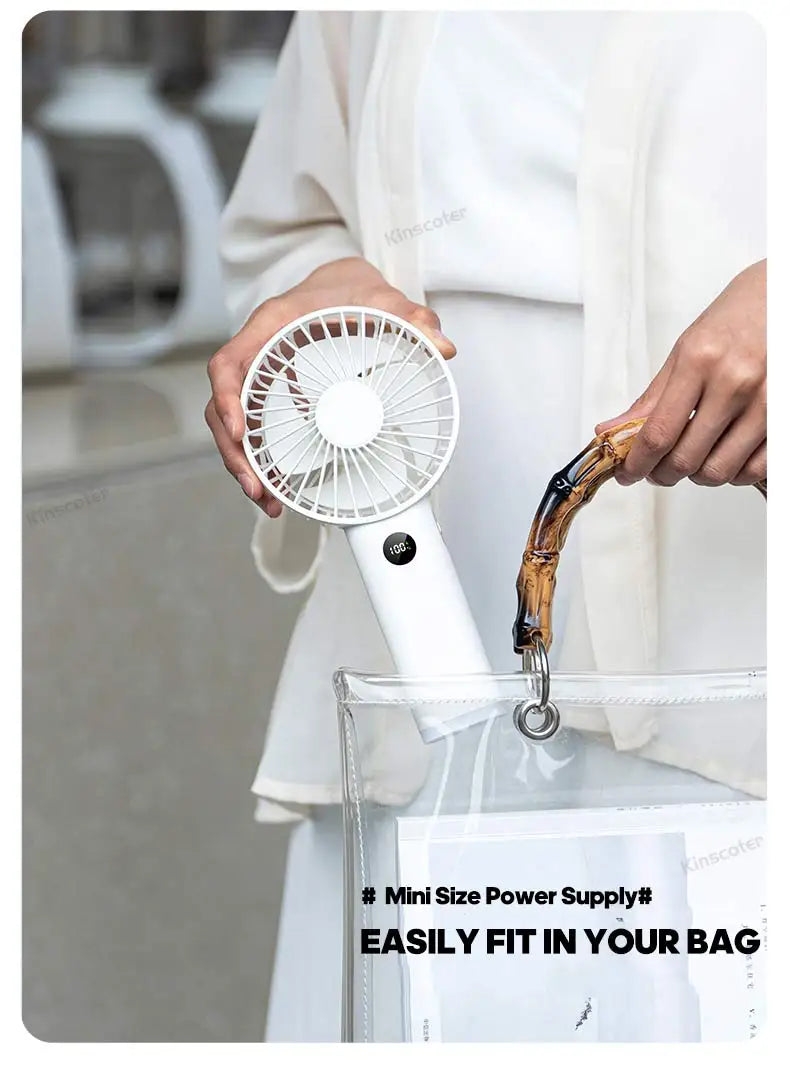 Portable Mini USB Hand Fan ā Personal Rechargeable Cooling Fan for Travel & Desk