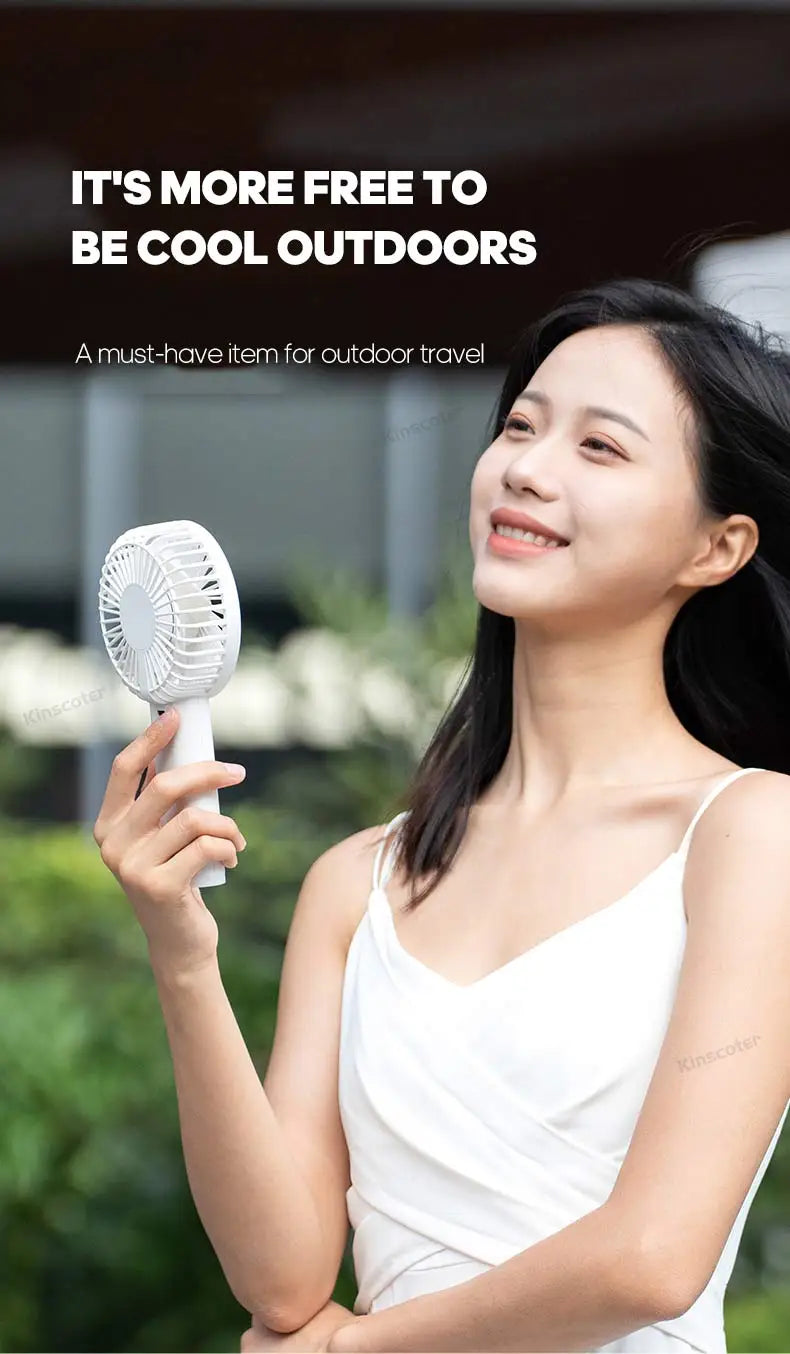 Portable Mini USB Hand Fan ā Personal Rechargeable Cooling Fan for Travel & Desk
