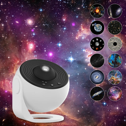 LED Star Projector Night Light – Galaxy Light with Remote & Music