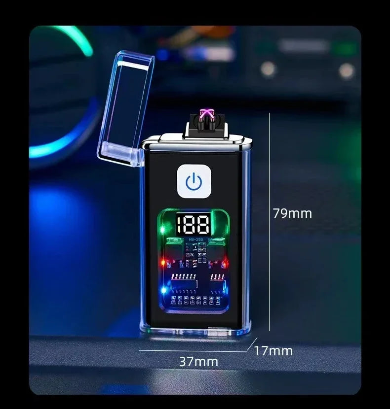 Rechargeable USB Arc Lighter – Windproof, Flameless, and Eco-Friendly Electric Lighter