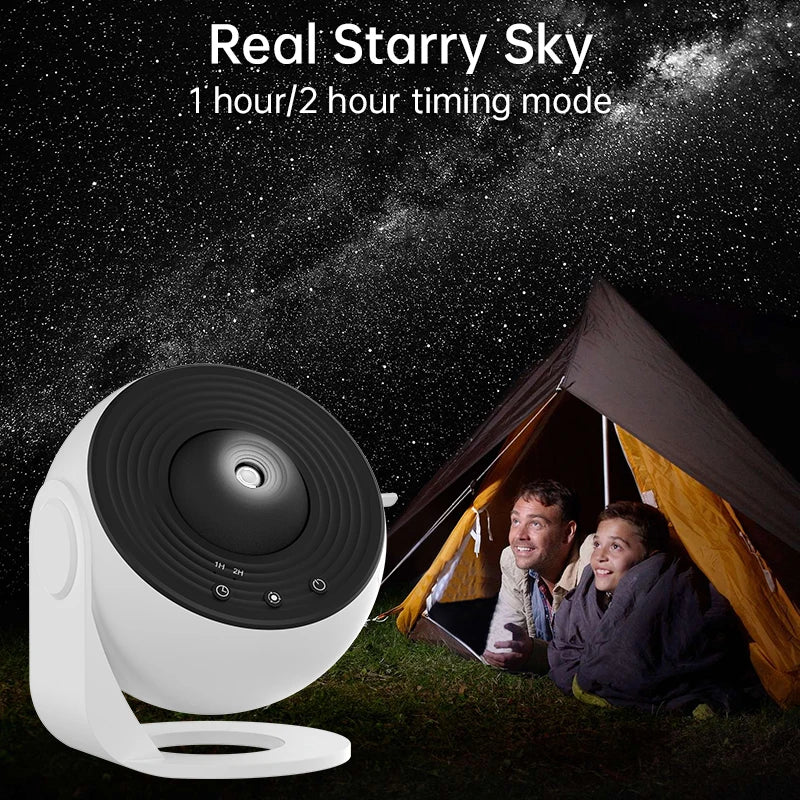 LED Star Projector Night Light – Galaxy Light with Remote & Music