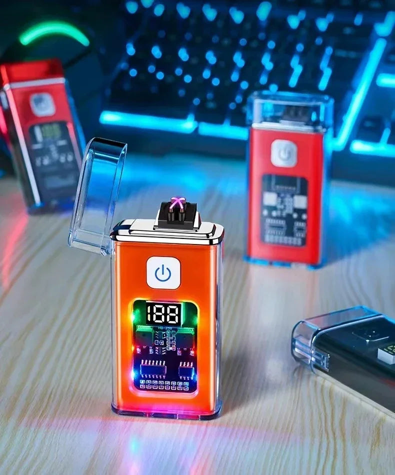 Rechargeable USB Arc Lighter – Windproof, Flameless, and Eco-Friendly Electric Lighter