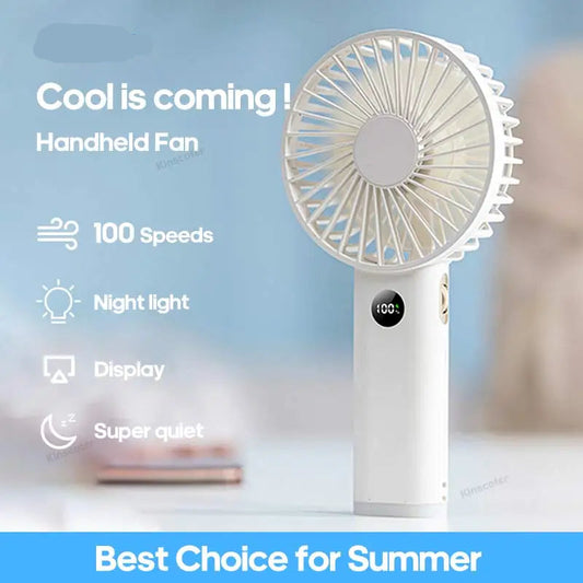 Portable Mini USB Hand Fan – Personal Rechargeable Cooling Fan for Travel & Desk