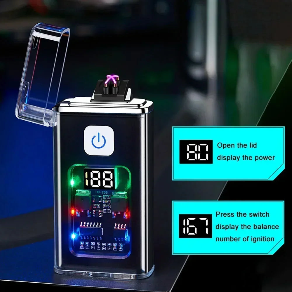 Rechargeable USB Arc Lighter – Windproof, Flameless, and Eco-Friendly Electric Lighter