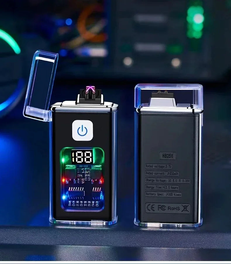 Rechargeable USB Arc Lighter – Windproof, Flameless, and Eco-Friendly Electric Lighter